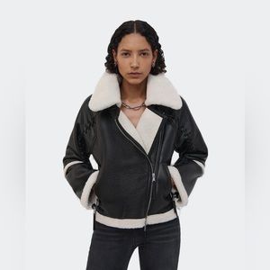 JONATHAN SIMKHAI | CORINNE VEGAN SHERPA JACKET 🩻